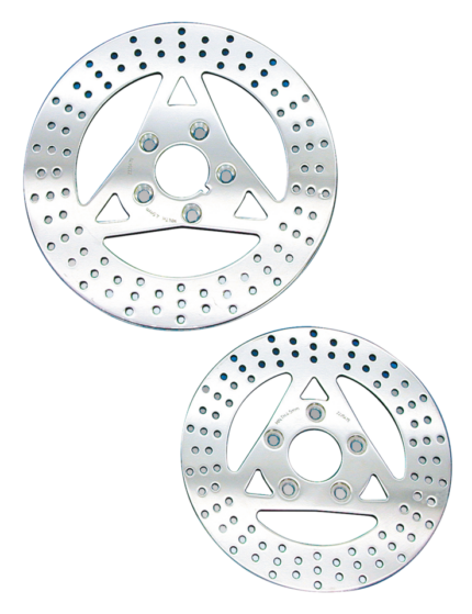 Polished Stainless Steel 10" brake disc