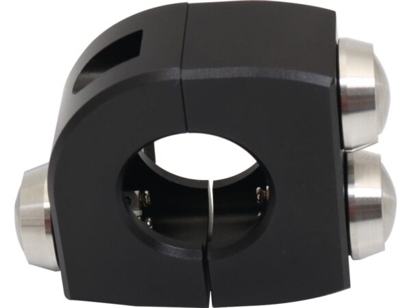 mo.switch 3 Push-Button Clamp Polished push buttons Black 7/8"