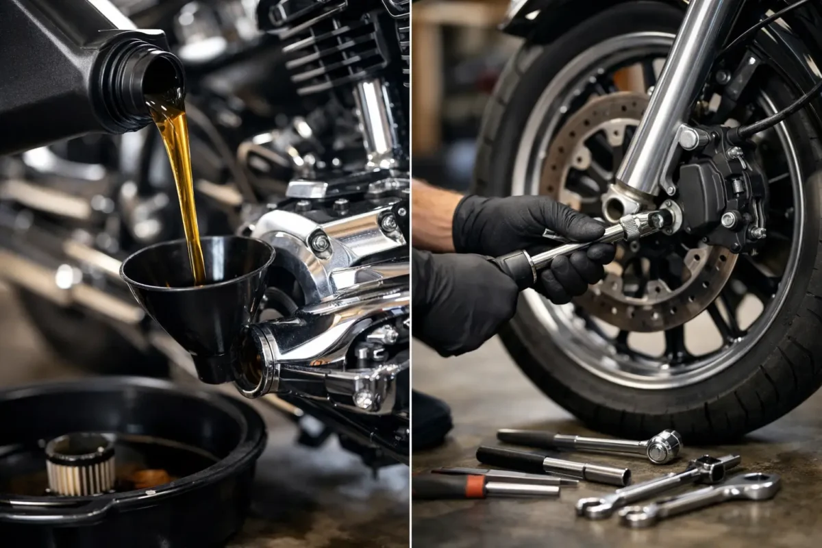 Oil Change vs Maintenance for Harleys