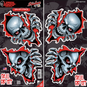 SKULL RIP SERIES STICKER BOMB