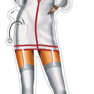 Mini Decal Naughty Nurse