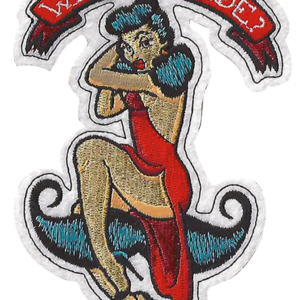 MUSTACHE RIDE VINTAGE SERIES PATCH 4IN X