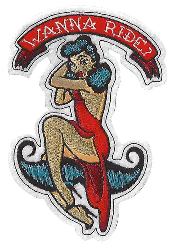 MUSTACHE RIDE VINTAGE SERIES PATCH 4IN X