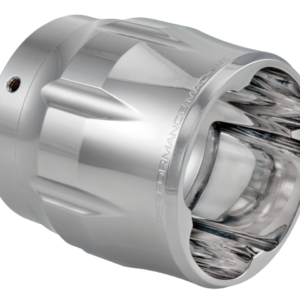 PM Exhaust tip Sweeper chrome SE 4.0"