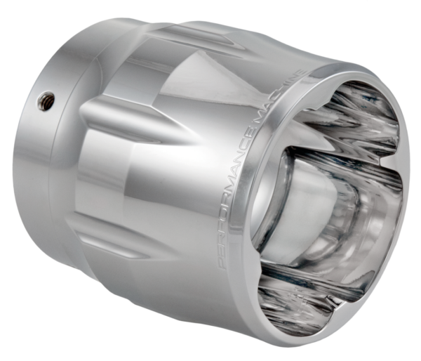 PM Exhaust tip Sweeper chrome SE 4.0"