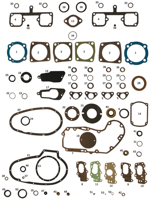 GZP Oil seal OEM + Magneto XL68-69