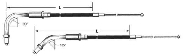 GZP Braided BT81 LN=46" 90? idle