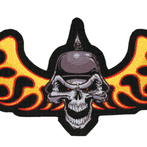 Biker Skull patch 12.75"x5"