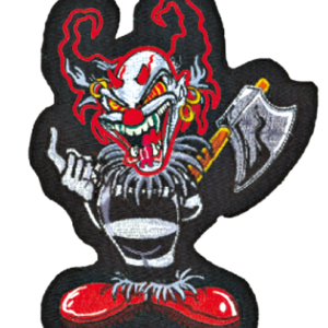 Ax Clown patch 4.75"x6"