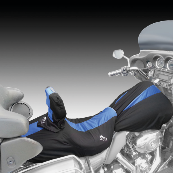 Bikesheath Seat/tankcover L blk/blue