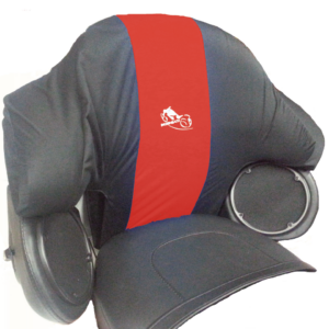 Bikesheath Seat/tankcover L blk/blue