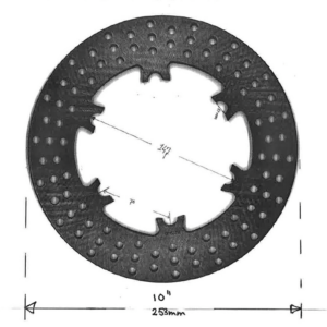 Floating Disc 10" NO floaters NO center