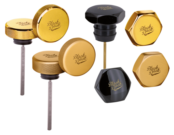 Black Duck Hex oilcap sat.brass XL84-03